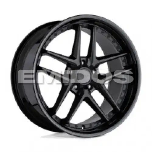 TSW PREMIO MATTE BLACK W/ GLOSS BLACK LIP 5x120 19R 9.5 76.1 40