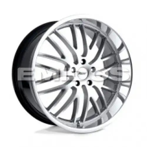 TSW SNETTERTON HYPER SILVER W/ MIRROR CUT LIP 5x120 19R 9.5 76.1 45