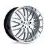 TSW SNETTERTON HYPER SILVER W/ MIRROR CUT LIP 5x120 19R 9.5 76.1 45