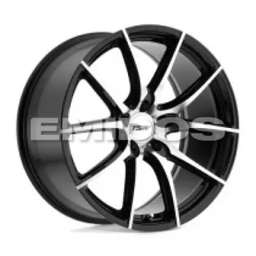 TSW SPRINT GLOSS BLACK W/ MIRROR CUT FACE 5x112 19R 9.5 72.1 35