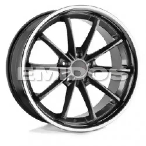 TSW SWEEP GLOSS GUNMETAL W/ STAINLESS LIP 5x120 19R 9.5 76.1 20