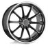 TSW SWEEP GLOSS GUNMETAL W/ STAINLESS LIP 5x120 19R 9.5 76.1 20