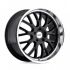 TSW TREMBLANT GLOSS BLACK W/ MIRROR CUT LIP 5x120 19R 9.5 76.1 45