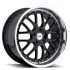 TSW VALENCIA GLOSS BLACK W/ MIRROR CUT LIP 5x112 19R 9.5 72.1 40