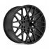 TSW VALE DOUBLE BLACK - MATTE BLACK W/ GLOSS BLACK FACE 5x120 19R 9.5 76.1 40
