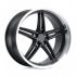 TSW VARIANTE GLOSS BLACK W/ MACHINED LIP 5x120 19R 9.5 76.1 39