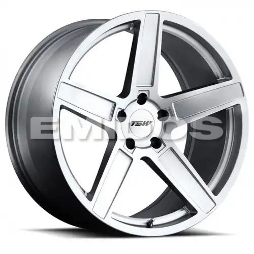 TSW ASCENT MATTE TITANIUM SILVER 5x114.3 20R 10 76.1 25