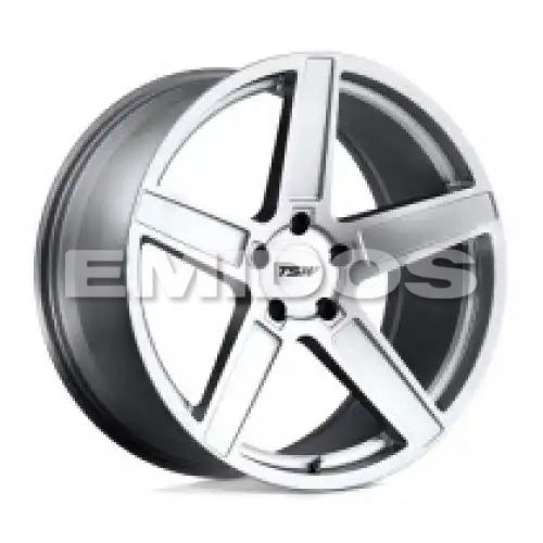 TSW ASCENT MATTE TITANIUM SILVER 5x114.3 20R 10 76.1 40