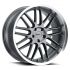 TSW AVALON GUNMETAL W/ BRUSHED GUNMETAL FACE & MACHINED LIP 5x112 20R 10 66.56 35