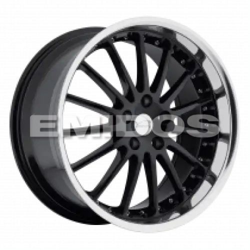 Coventry WHITLEY GLOSS BLACK W/ MIRROR CUT LIP 5x120.65 20R 10 73.8 25