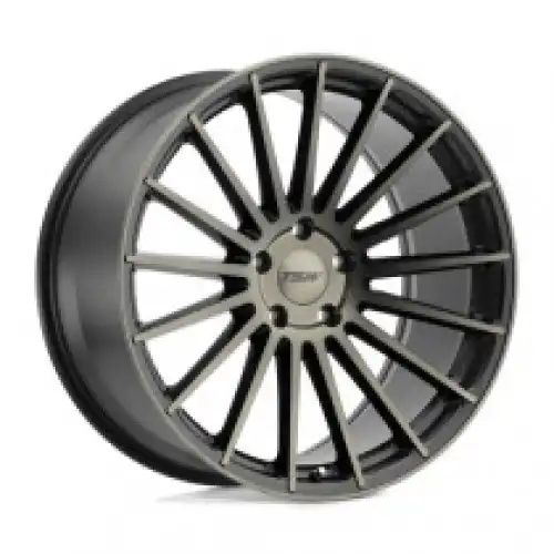 TSW LUCO MATTE BLACK W/ MACHINE FACE & DARK TINT 5x120 20R 10 76.1 40
