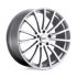 TSW MALLORY SILVER W/ MIRROR CUT FACE 5x114.3 20R 10 76.1 40