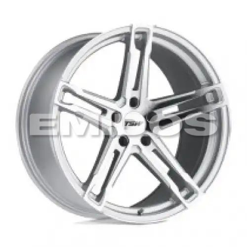 TSW MECHANICA SILVER W/ MIRROR CUT FACE 5x112 20R 10 72.1 25