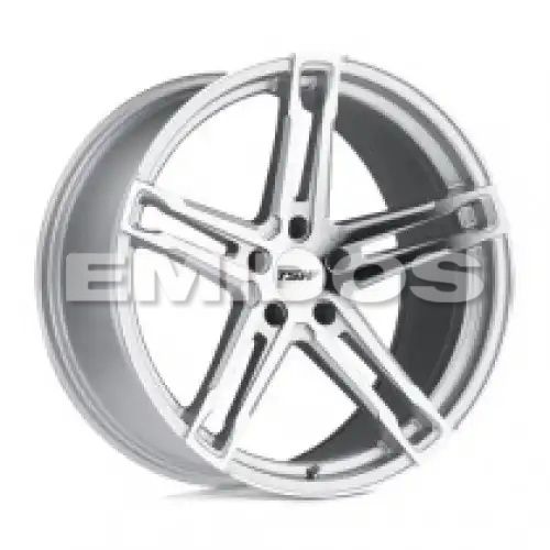 TSW MECHANICA SILVER W/ MIRROR CUT FACE 5x112 20R 10 72.1 40