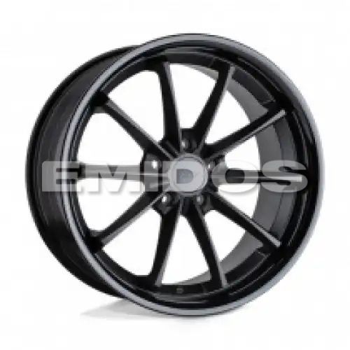 TSW SWEEP MATTE BLACK W/ GLOSS BLACK LIP 5x120 20R 10 76.1 25