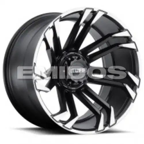 Tuff T21 MATTE BLACK W/ MACHINED FLANGE 5x127/139.7 20R 10 78.1 -19