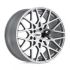 TSW VALE SILVER W/ MIRROR CUT FACE 5x120 20R 10 76.1 25