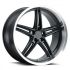 TSW VARIANTE GLOSS BLACK W/ MACHINED LIP 5x114.3 20R 10 76.1 25