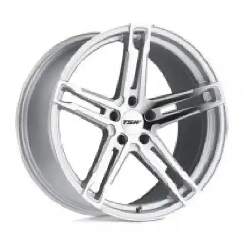TSW MECHANICA SILVER W/ MIRROR CUT FACE 5x114.3 20R 11 76.1 50