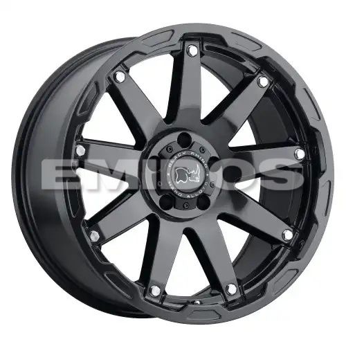 Black Rhino OCEANO GLOSS GUN BLACK W/ STAINLESS BOLTS 6x139.7 20R 12 112.1 -44