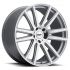 TSW GATSBY SILVER W/ MIRROR CUT FACE 5x120 20R 8.5 76.1 35