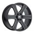 Black Rhino HAKA GLOSS BLACK W/ MILLED SPOKES 6x139.7 20R 8.5 112.1 45