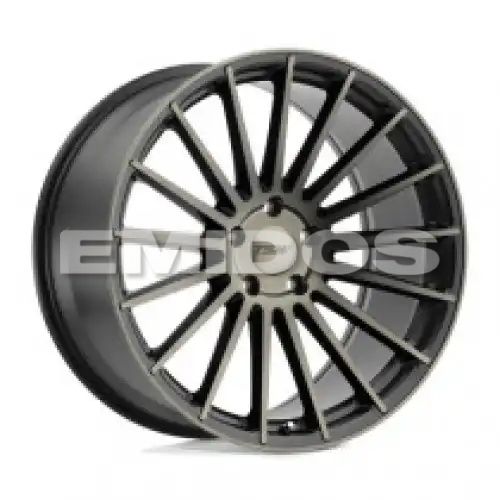 TSW LUCO MATTE BLACK W/ MACHINE FACE & DARK TINT 5x114.3 20R 8.5 76.1 30