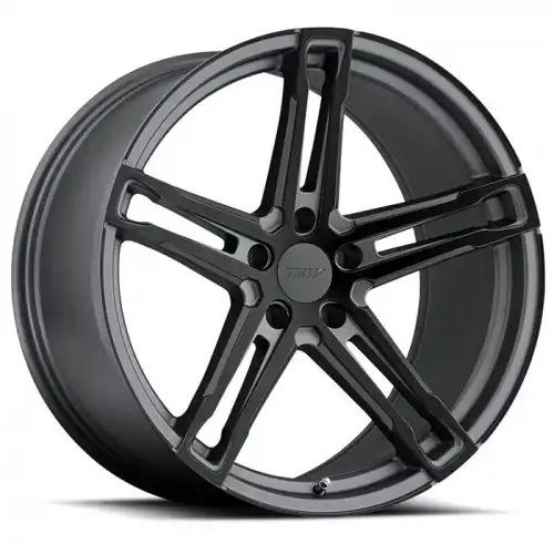 TSW MECHANICA MATTE GUNMETAL W/ MATTE BLACK FACE 5x114.3 R 8.5 76.1 40