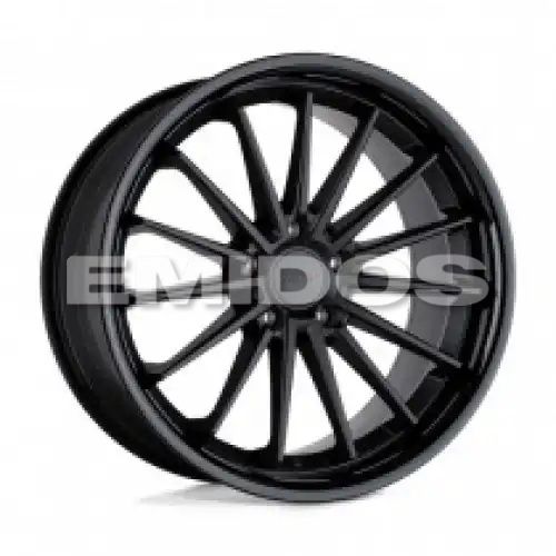 TSW MARINA MATTE BLACK W/ GLOSS BLACK LIP 5x120 20R 8.5 76.1 20