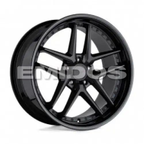 TSW PREMIO MATTE BLACK W/ GLOSS BLACK LIP 5x120 20R 8.5 76.1 20