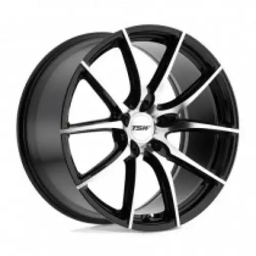 TSW SPRINT GLOSS BLACK W/ MIRROR CUT FACE 5x108 20R 8.5 72.1 40