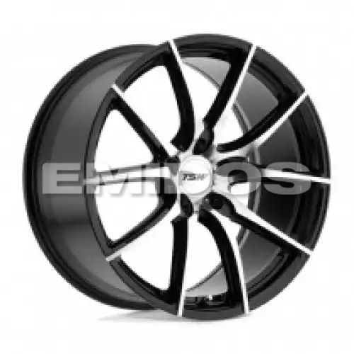 TSW SPRINT GLOSS BLACK W/ MIRROR CUT FACE 5x108 20R 8.5 72.1 40