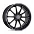 TSW SWEEP MATTE BLACK W/ GLOSS BLACK LIP 5x114.3 20R 8.5 76.1 30