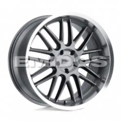 TSW AVALON GUNMETAL W/ BRUSHED GUNMETAL FACE & MACHINED LIP 5x120 20R 9 76.1 15