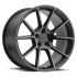 TSW CHRONO MATTE BLACK W/ MACHINE FACE & DARK TINT 5x114.3 20R 9 76.1 30