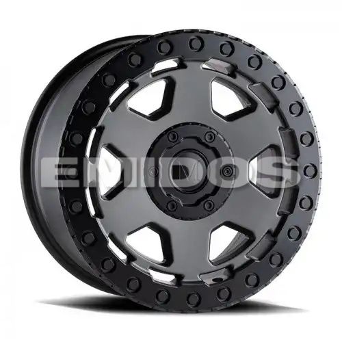 Mandrus FORSCHER MATTE GUNMETAL W/ BLACK LIP EDGE 5x130 20R 9 84.1 10