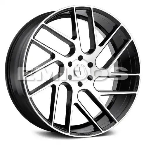 Status JUGGERNAUT GLOSS BLACK W/ MACHINED FACE 6x135 20R 9 87.1 25