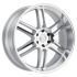 Black Rhino KATAVI SILVER W/ MIRROR-CUT FACE 5x127 20R 9 71.5 30