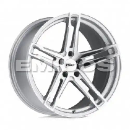 TSW MECHANICA SILVER W/ MIRROR CUT FACE 5x120 20R 9 76.1 15
