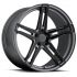 TSW MECHANICA MATTE GUNMETAL W/ MATTE BLACK FACE 5x120 20R 9 76.1 35