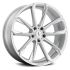 Status MASTADON SILVER W/ BRUSHED MACHINED FACE 5x114.3 20R 9 76.1 30