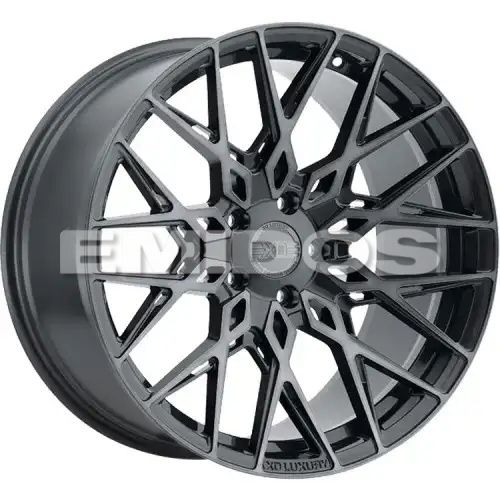 XO Luxury Wheels PHOENIX GUNMETAL W/ BRUSHED GUNMETAL FACE 5x114.3 20R 9 76.1 32