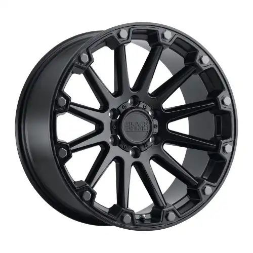 Black Rhino PINNACLE SEMI GLOSS BLACK W/ GUNMETAL BOLTS 6x135 20R 9 87.1 12
