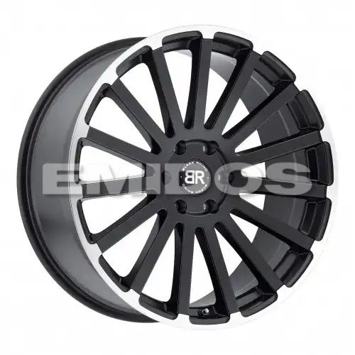 Black Rhino SPEAR MATTE BLACK W/ MATTE MACHINED EDGE 6x139.7 20R 9 112.1 BNK
