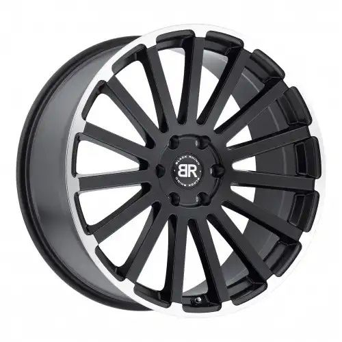 Black Rhino SPEAR MATTE BLACK W/ MATTE MACHINED EDGE 6x139.7 20R 9 112.1 15