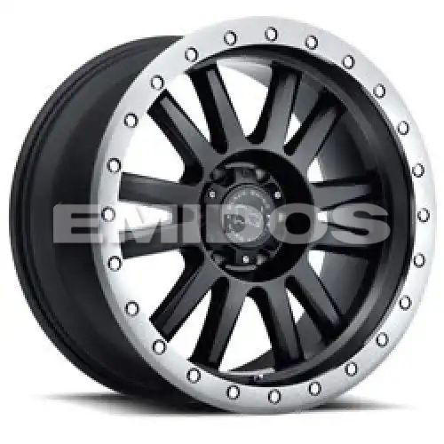 Black Rhino TANAY MATTE BLACK W/ MATTE GRAPHITE LIP 6x135 20R 9 87.1 12