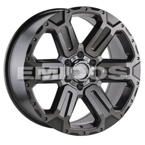 Black Rhino WANAKA MATTE GUNMETAL W/ BRUSHED FACE & GUNMETAL TINT 6x139.7 20R 9 112.1 12