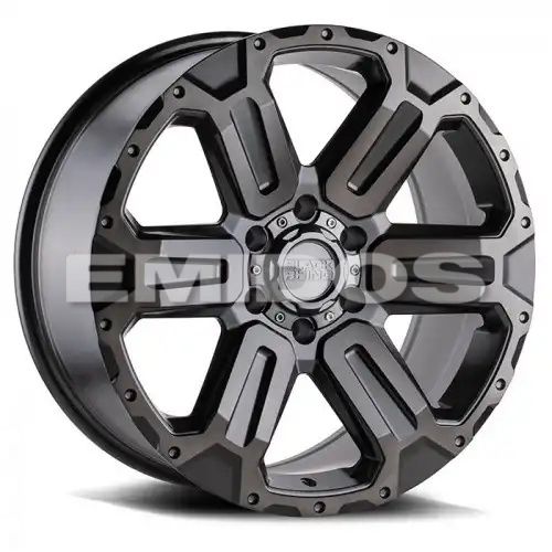 Black Rhino WANAKA MATTE GUNMETAL W/ BRUSHED FACE & GUNMETAL TINT 6x139.7 20R 9 112.1 40