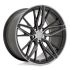XO ZURICH GLOSS BLACK W/ MACHINED GLOSS DARK TINT 5x112 20R 9 66.56 20