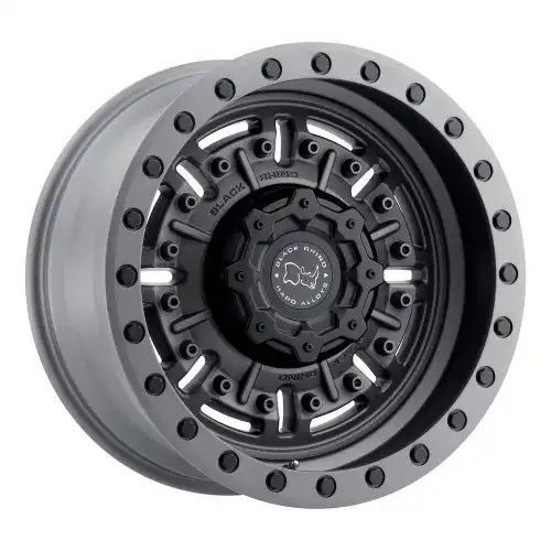 Black Rhino ABRAMS TEXTURED MATTE GUNMETAL 5x130 20R 9.5 84.1 2